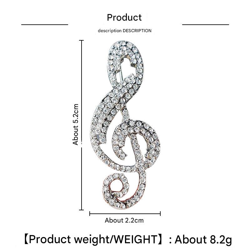 Elegant music note accessory for women and men