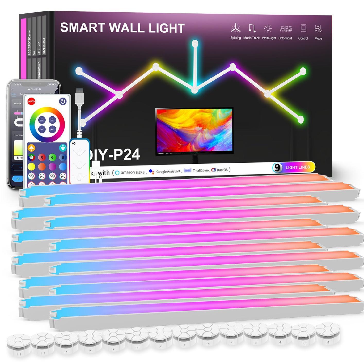 Bluetooth paired LED panel