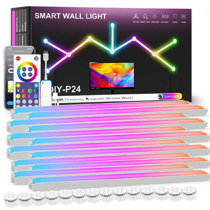 Bluetooth paired LED panel