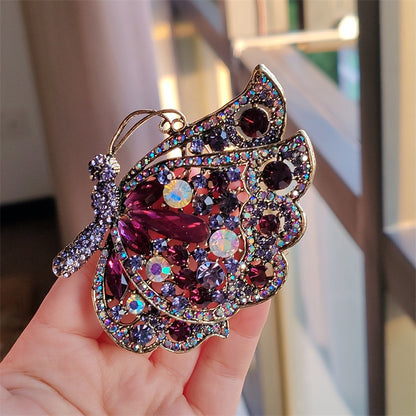 colorful butterfly brooch for women