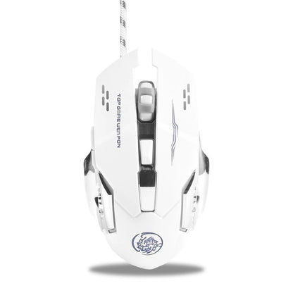 Dual Mode Wireless and Wired Gaming Mouse - Silent Operation with RGB Lighting, Adjustable DPI and Ergonomic Design