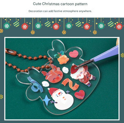 Christmas decoration DIY sticker snowman