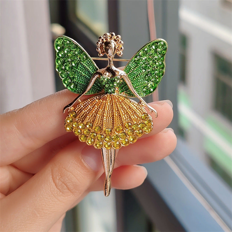 Elegant accessory on sweater