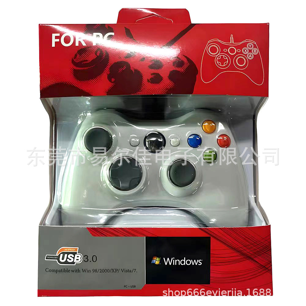 Eyierjia Wired Gaming Controller for PC, Xbox 360, PS3 - Vibrant Colors & Ergonomic Design