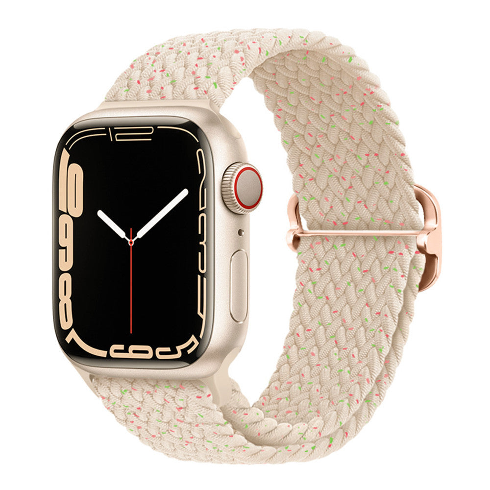 Premium Nylon Woven Watch Band for Apple Watch Series 4, 5, 6, 7, 8, SE, Ultra - Adjustable, Sporty Design