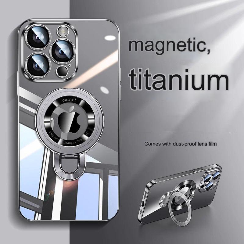 Magnetic Stand Case for iPhone 16 Pro Max - Full Protection, Shockproof, and Stylish Design