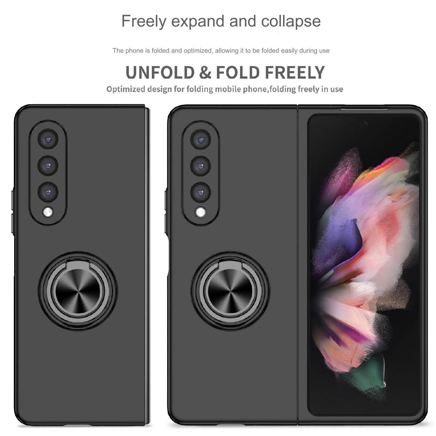 Premium Samsung Galaxy Z Fold & Z Flip Protective Case with Ring Holder - Multi-Color Options