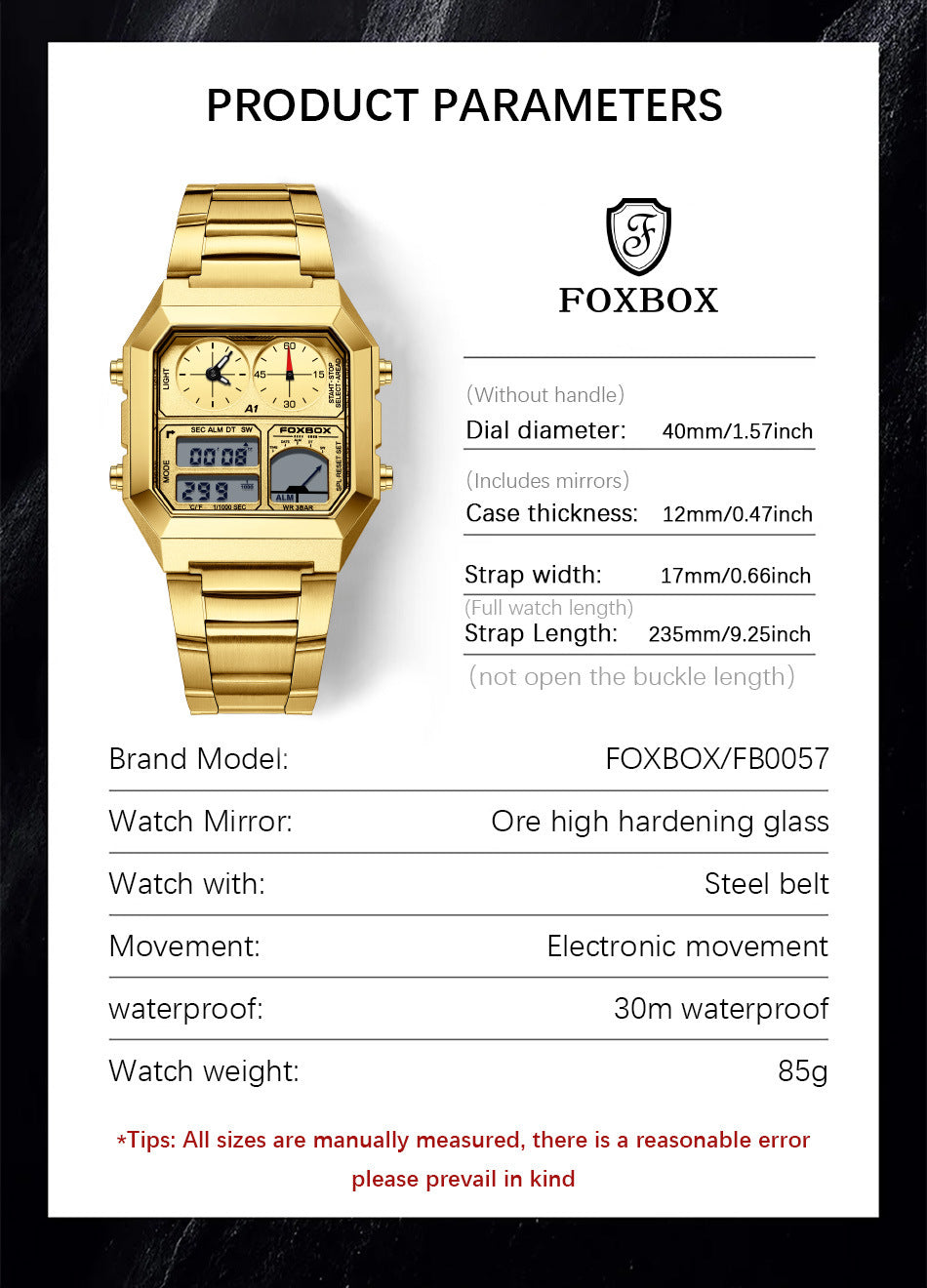multi-color waterproof watch for outdoor activities