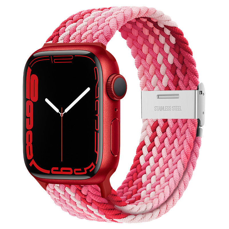 Premium Nylon Woven Strap for Apple Watch - Fits All Series and Sizes - Adjustable Buckle - Stylish and Durable