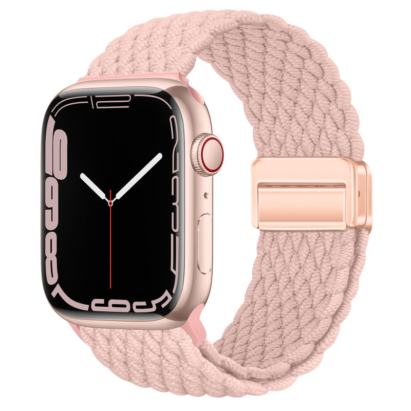 Stylish Nylon Woven Magnetic Apple Watch Band - Compatible with All Series