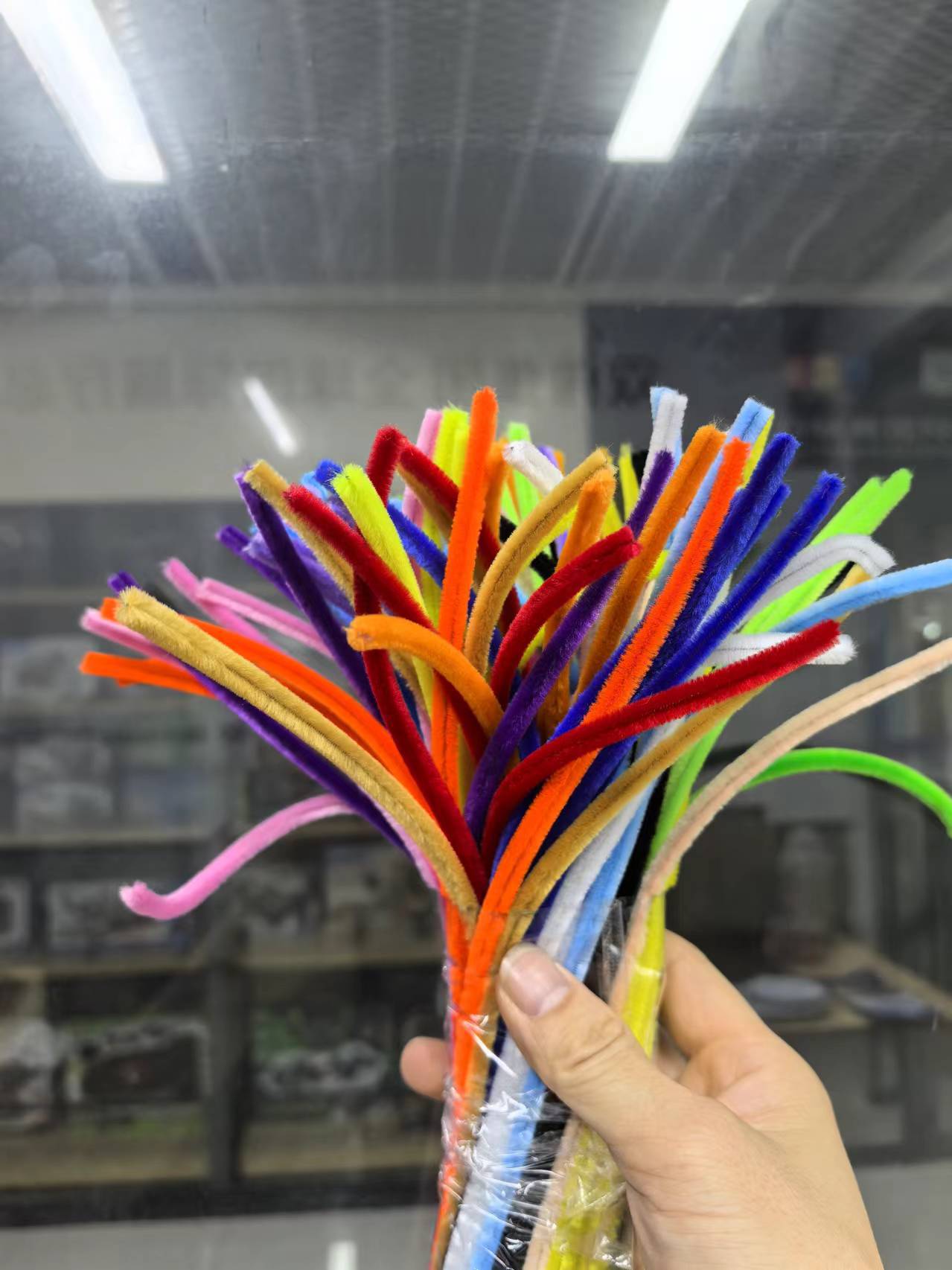 bundle of colorful DIY craft sticks