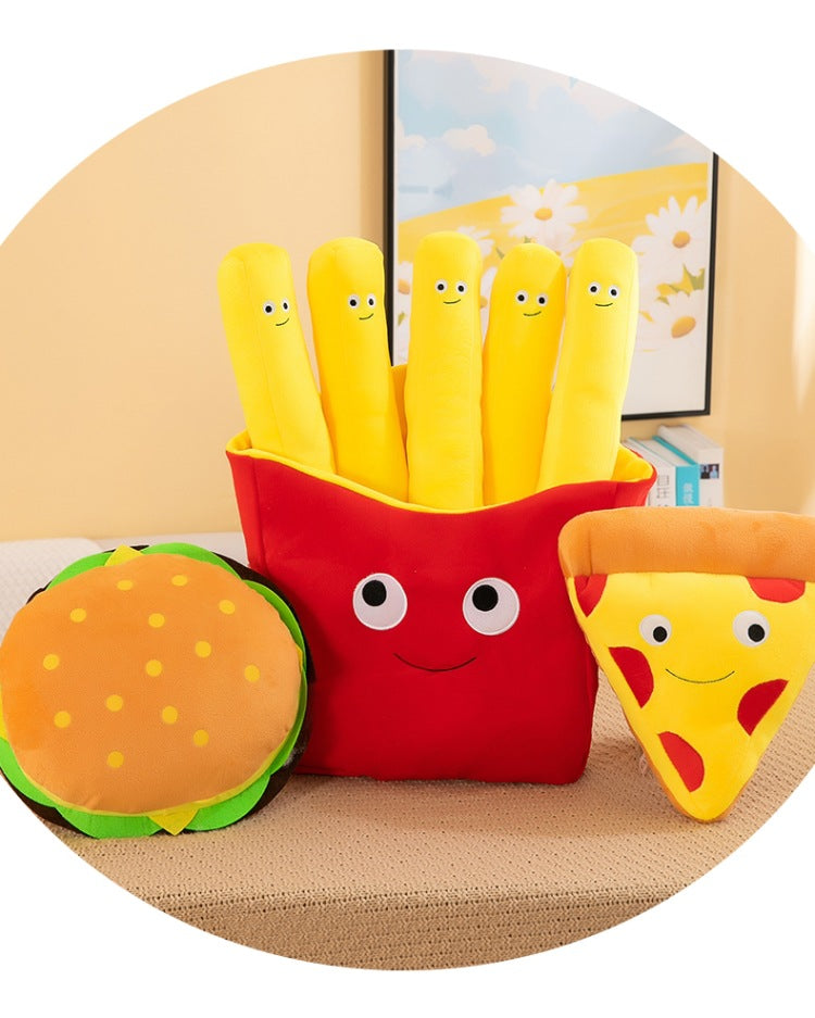 plush hamburger toy