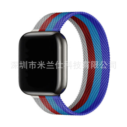 Premium Metal Milanese Loop Band for Apple Watch Series 1-9 & SE - Stylish, Adjustable & Breathable | Multiple Colors Available