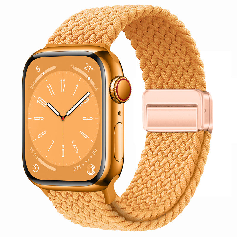 Stylish Nylon Woven Magnetic Apple Watch Band - Compatible with All Series