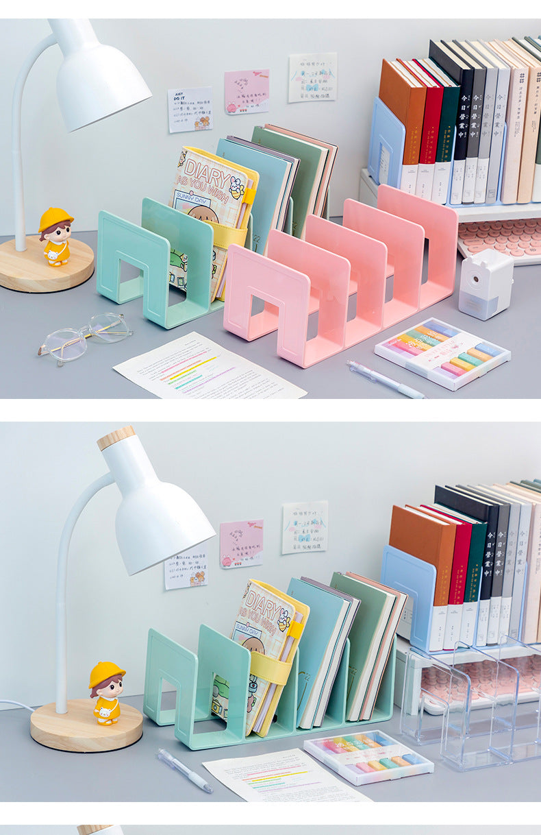 display view multi-slot acrylic organizer