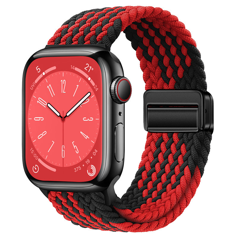 Stylish Nylon Woven Magnetic Apple Watch Band - Compatible with All Series