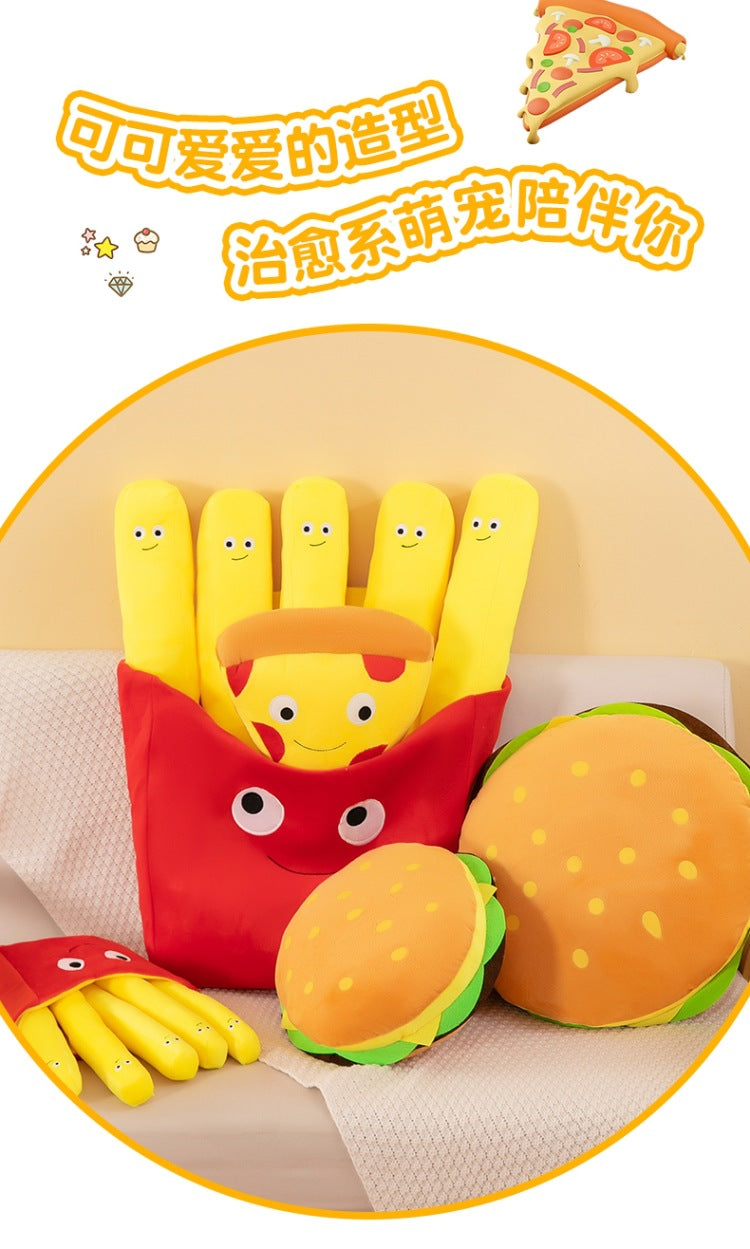 plush hamburger toy