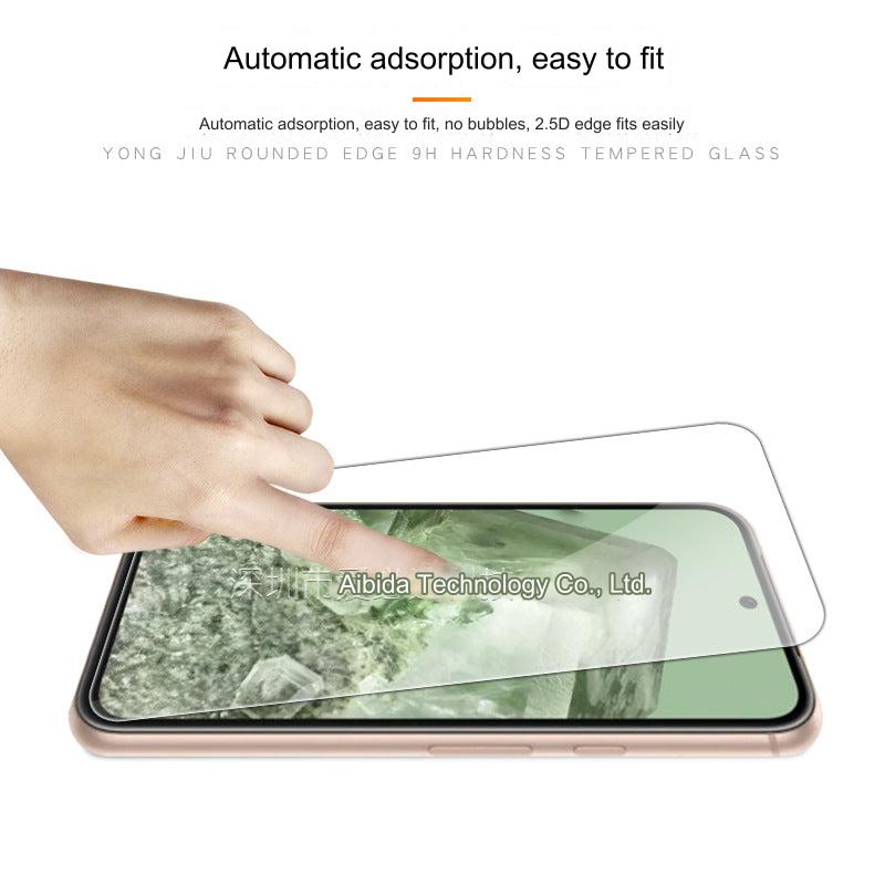 Premium Tempered Glass Screen Protector for Google Pixel 8A - Crystal Clear Anti-Fingerprint HD Film