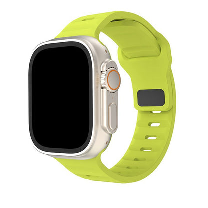 Premium Silicone Sport Band for Apple Watch - Compatible with Series 7, 8, Ultra - Adjustable, Colorful, and Durable