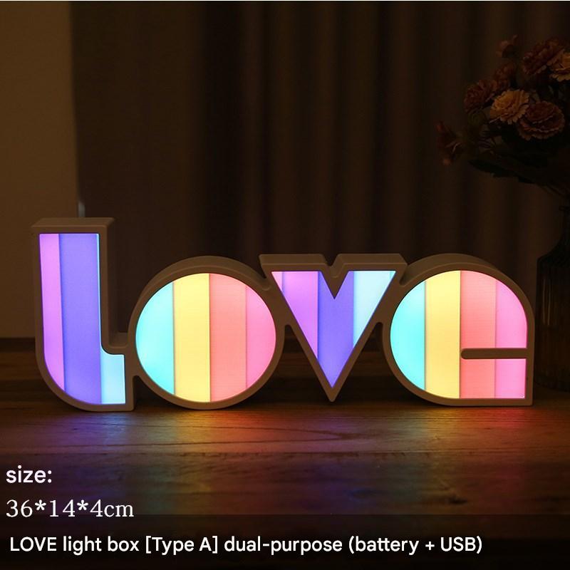 romantic gift LED marquee light