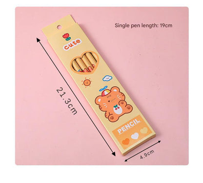 HB pencils with cute bear designs for school