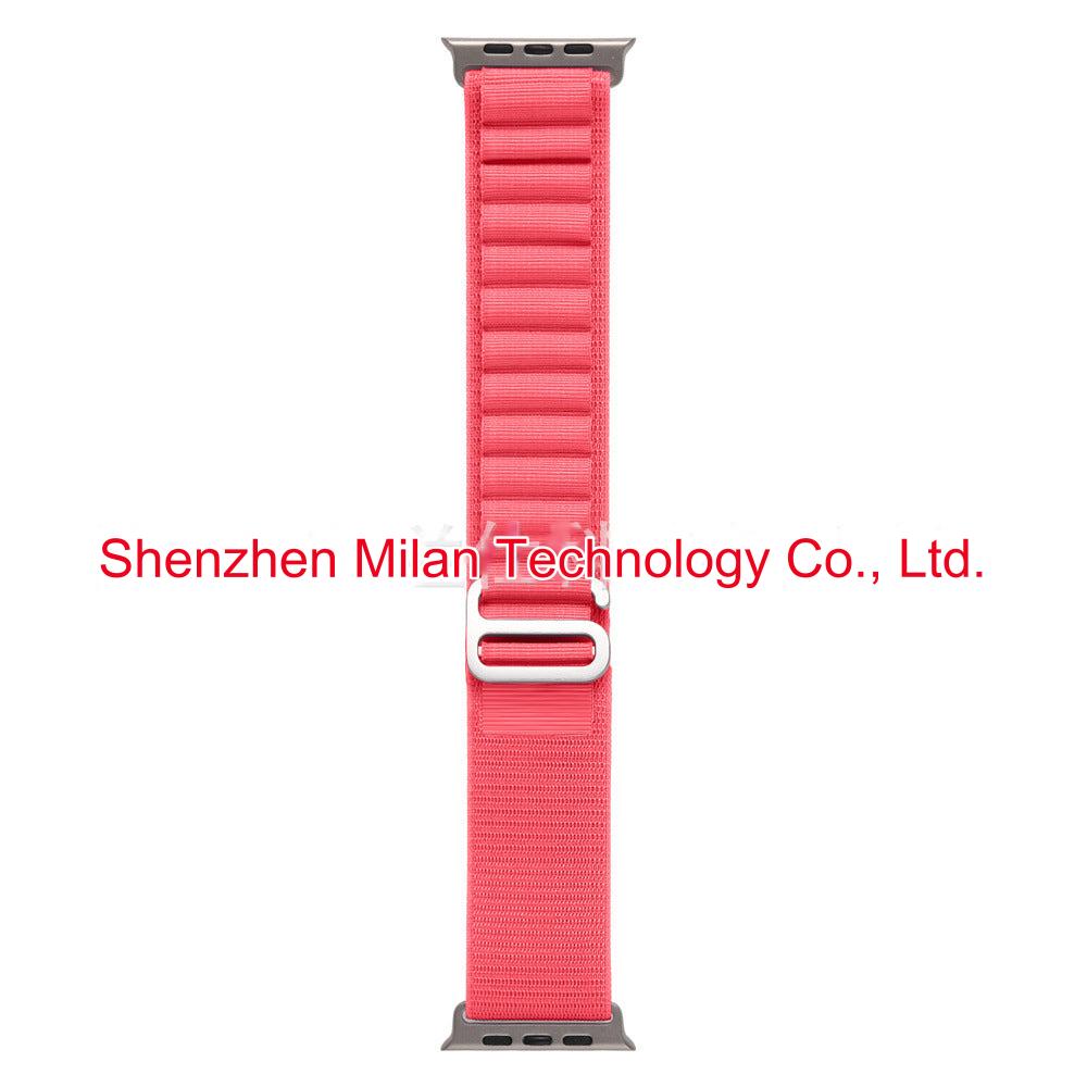 Durable Nylon Sport Strap for Apple Watch - Compatible with Ultra, Series 7 & More - Variety of Colors Available