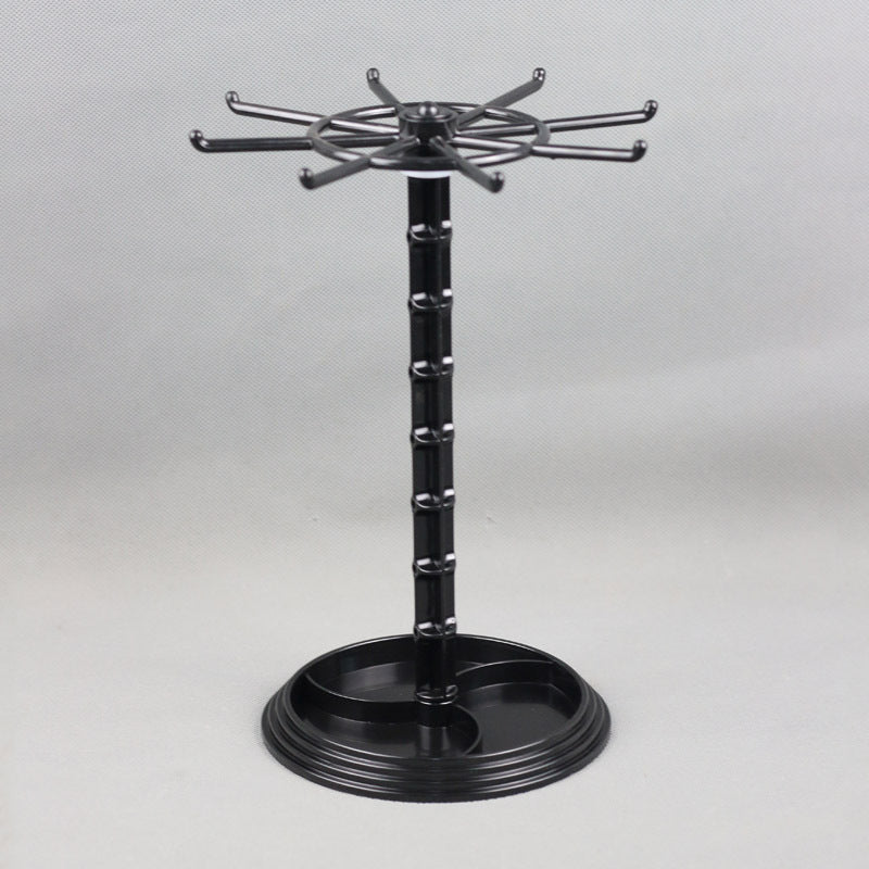 360-degree view of rotating accessory stand