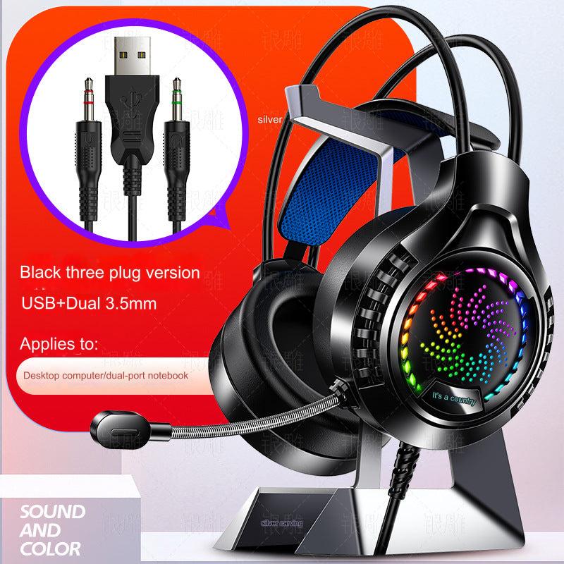 RGB Wired Gaming Headset with 7.1 Surround Sound - Q7 Model