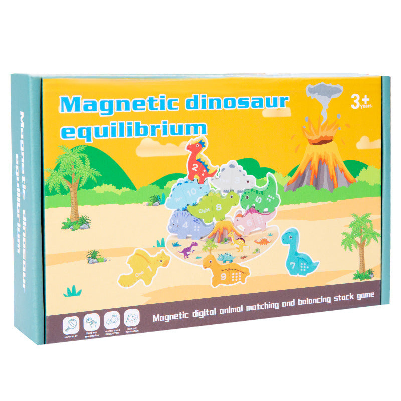 wooden dinosaur toy