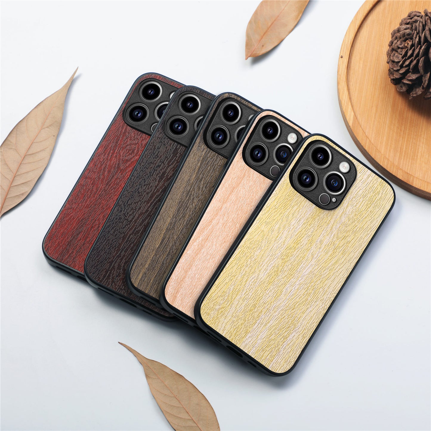 Stylish Wood Grain iPhone & Samsung Case - Durable, Lightweight, and Anti-Fingerprint Protection