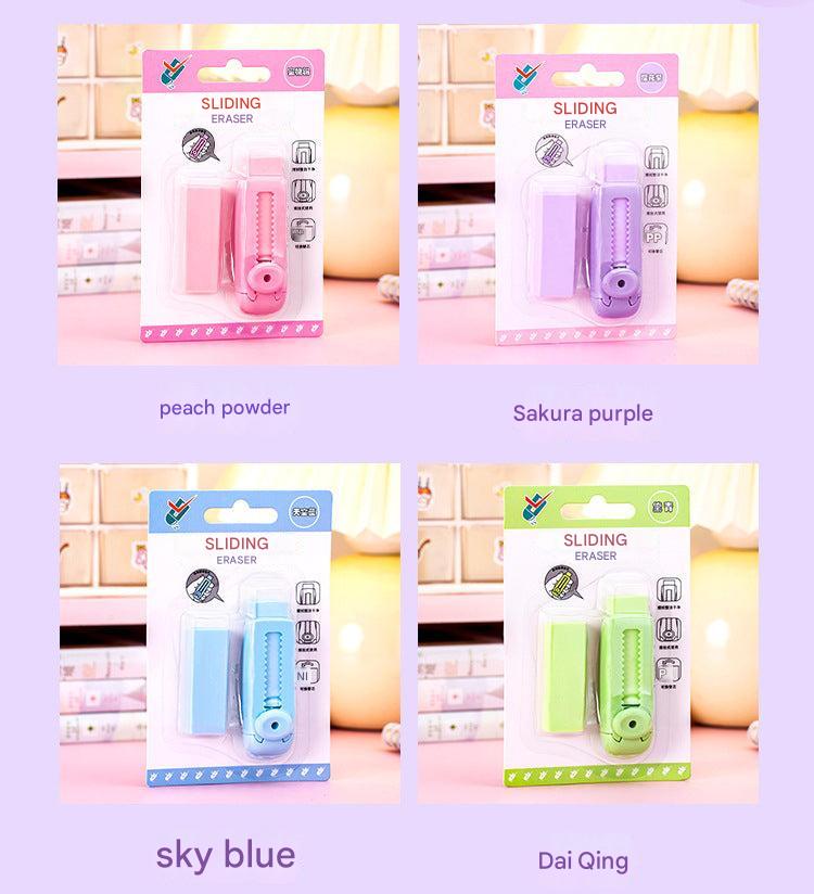 Cherry blossom purple macaron eraser