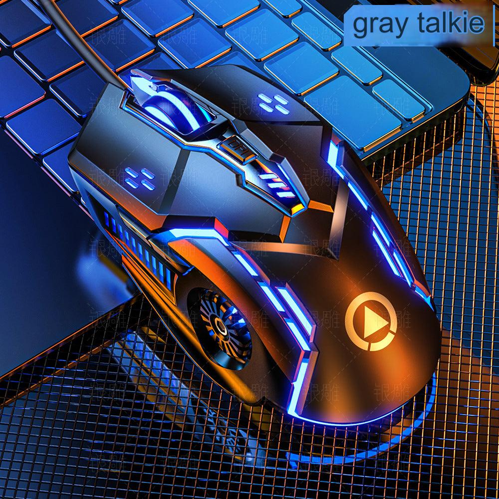 RGB Wired Gaming Mouse G5 - Ergonomic, 3200 DPI, 6-Button Optical, USB - Silent & Colorful Backlit for Ultimate Gaming Experience