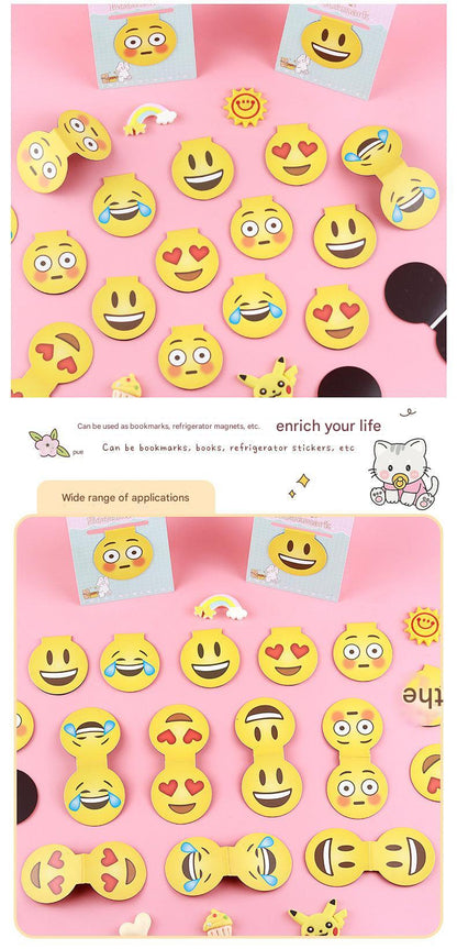 magnetic bookmark blushing cartoon