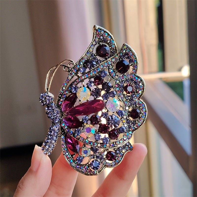 adjustable butterfly brooch for outfits