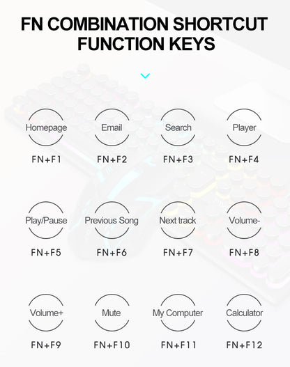 stylish wired keyboard