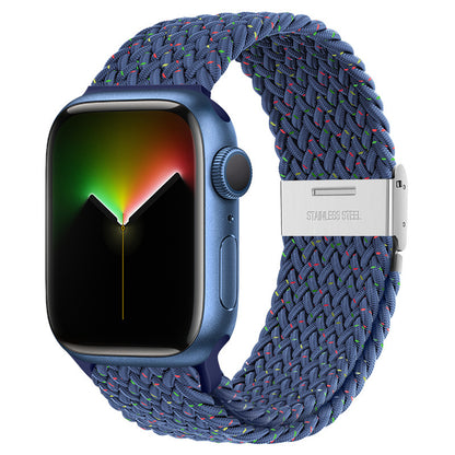 Premium Nylon Woven Strap for Apple Watch - Fits All Series and Sizes - Adjustable Buckle - Stylish and Durable