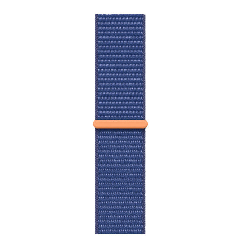 Nylon Sports Band for Apple Watch Series 1-9 & Ultra - Adjustable & Breathable with Velcro Closure