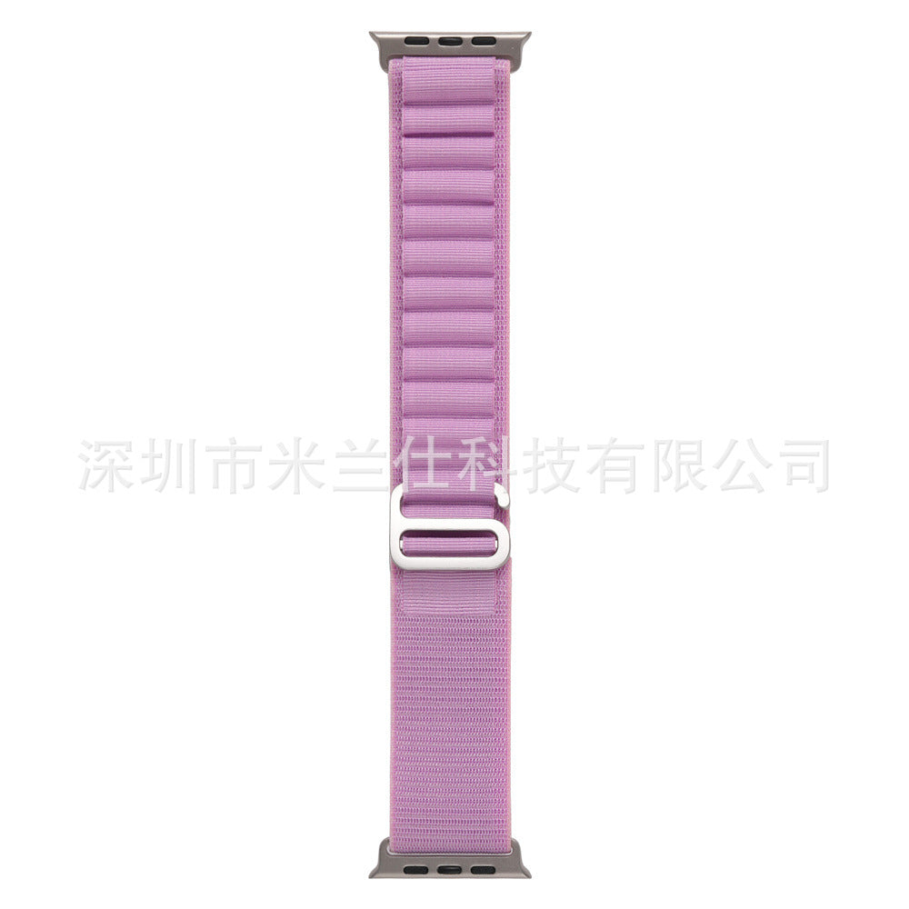 Durable Nylon Sport Strap for Apple Watch - Compatible with Ultra, Series 7 & More - Variety of Colors Available