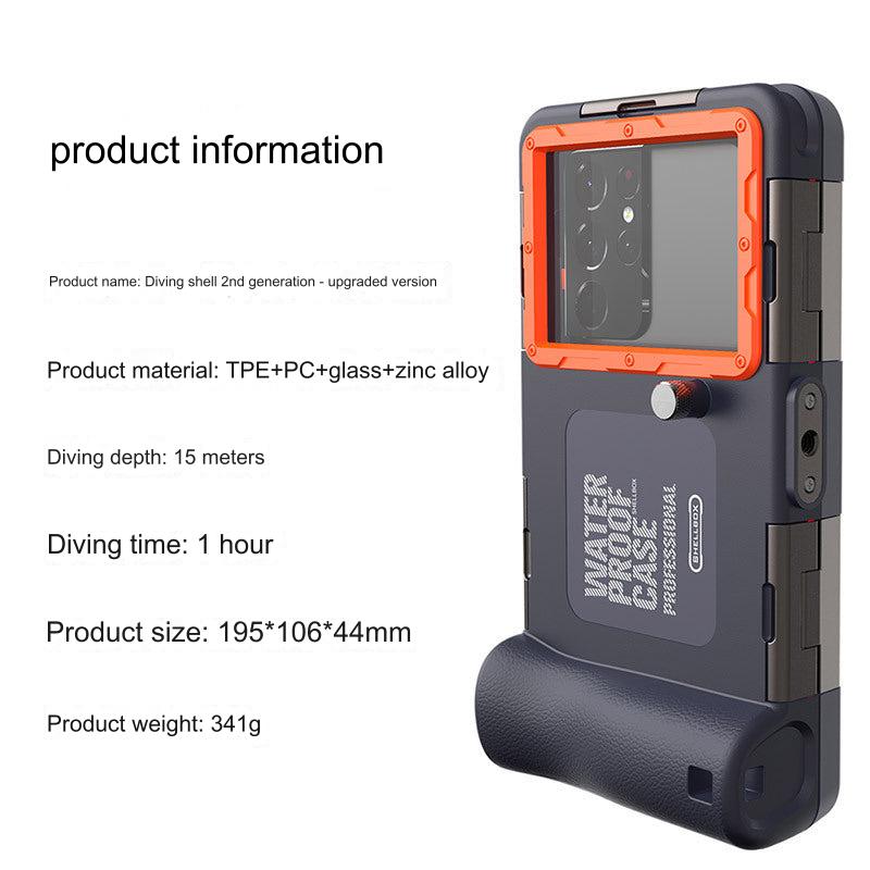 Ultra-Durable 15M Waterproof Diving Case for iPhone & Samsung - Anti-Shock & Impact-Resistant