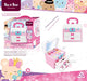 Pink and White Princess Makeup Box 68803 (Pack of 3)