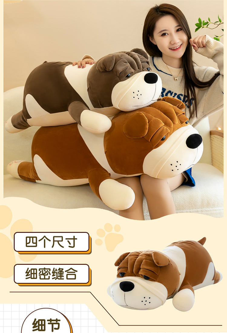 plush dog for decor