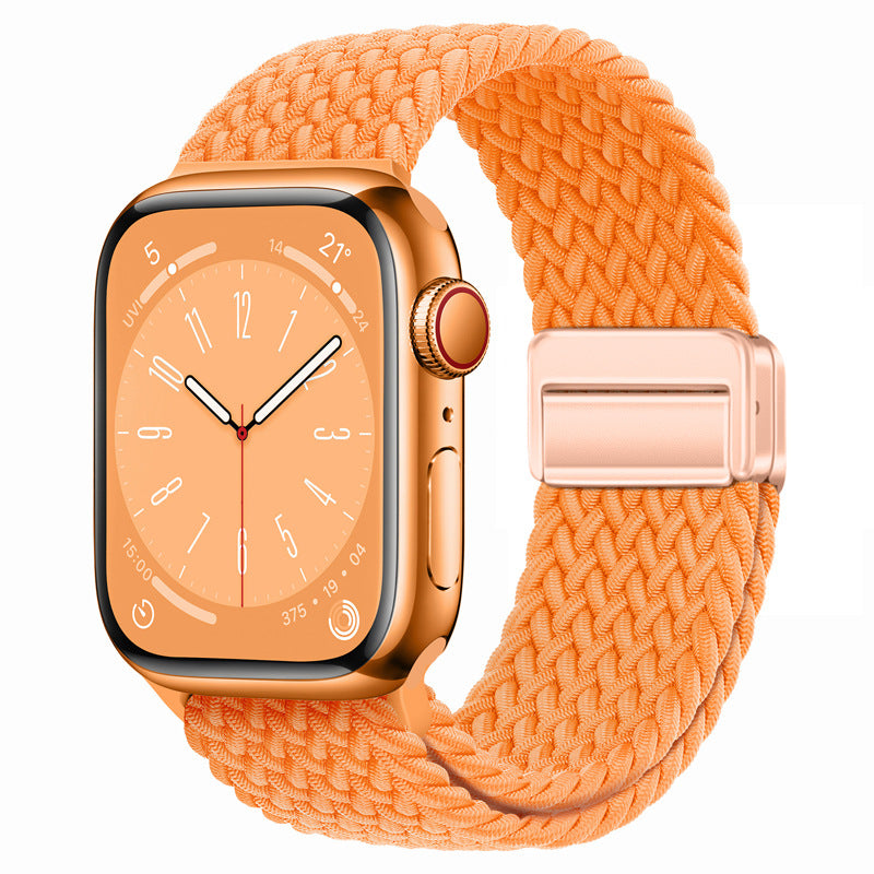 Stylish Nylon Woven Magnetic Apple Watch Band - Compatible with All Series