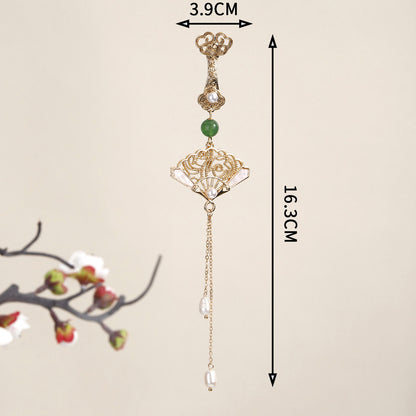 Pearl Accented Brooch Display Image 3