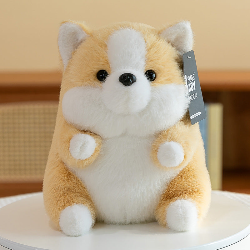 soft plush corgi