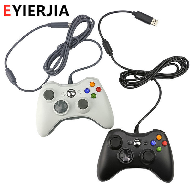 Eyierjia Wired Gaming Controller for PC, Xbox 360, PS3 - Vibrant Colors & Ergonomic Design