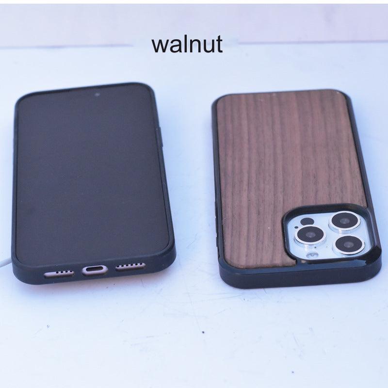 Eco-Friendly Bamboo Wood MagSafe Compatible iPhone Case for iPhone 15/14/13 Series