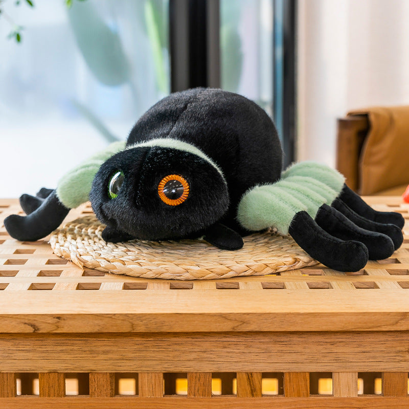 black spider plush