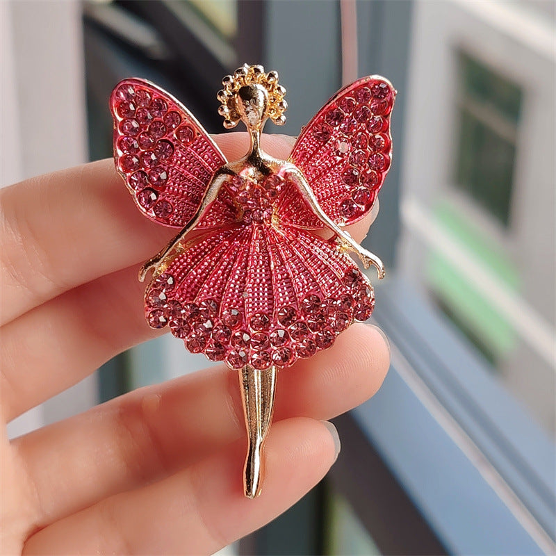 Elegant accessory on sweater