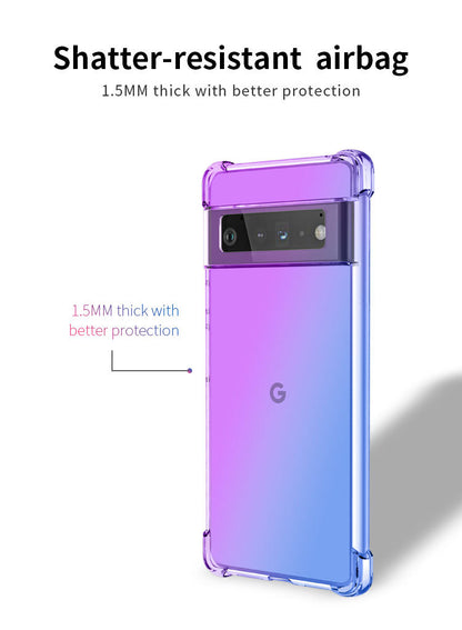 Google Pixel 9 Pro Slim Shockproof Case – TPU Gradient Protection for Pixel 9 and Pixel 9 XL