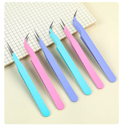 craft tweezers holding paper detail